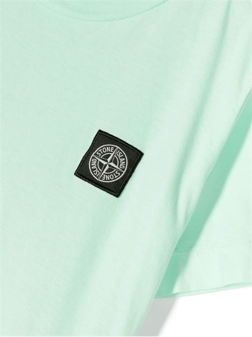 T shirt turchese maniche corte STONE ISLAND KIDS | 781620147V0044